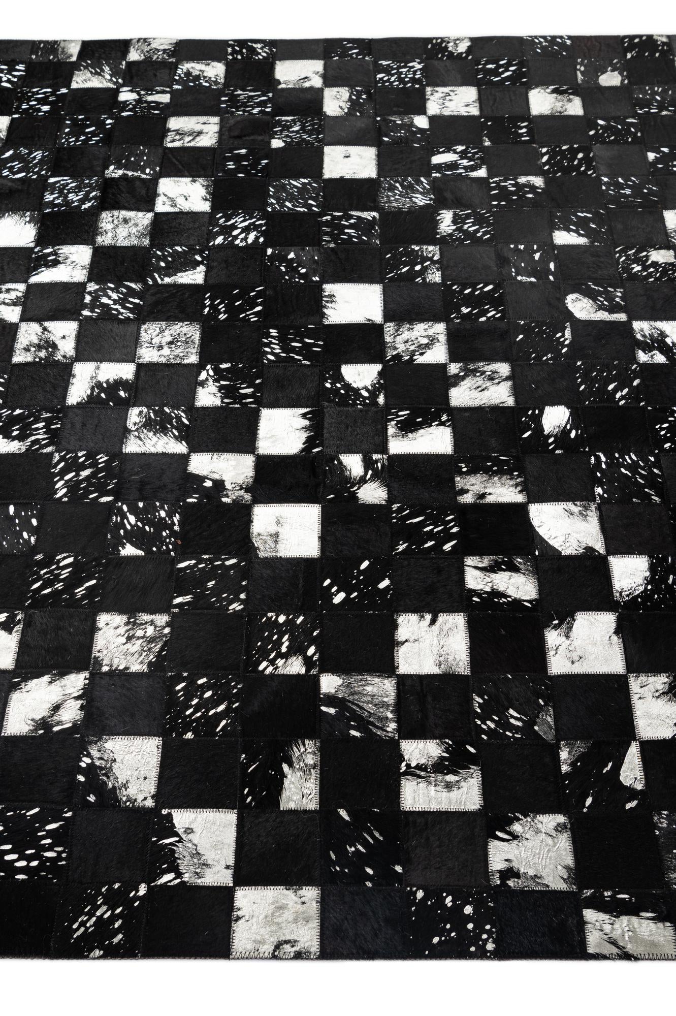 5' x 7' 11 Cowhide - Patchwork Rug