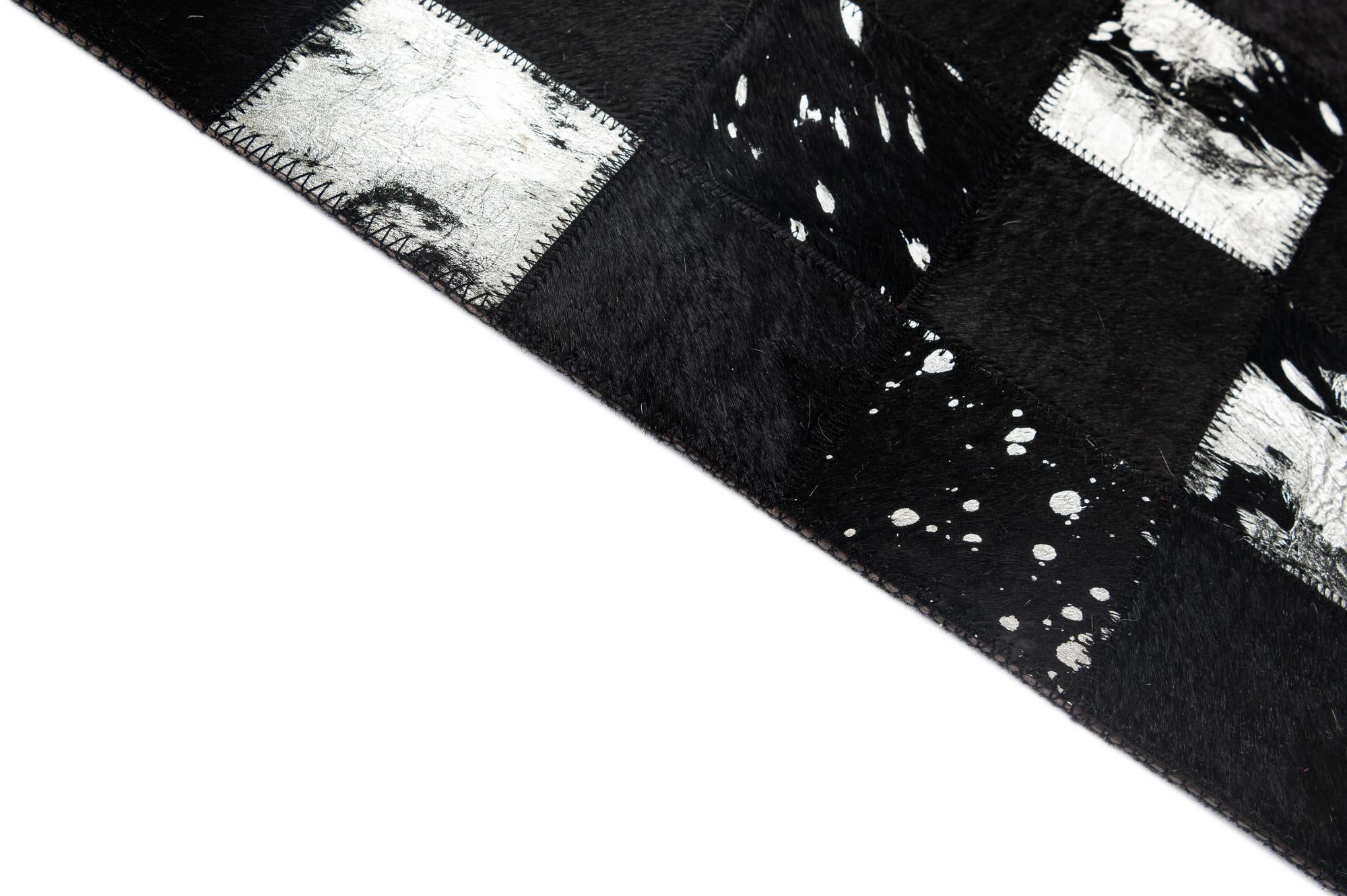 5' x 7' 11 Cowhide - Patchwork Rug
