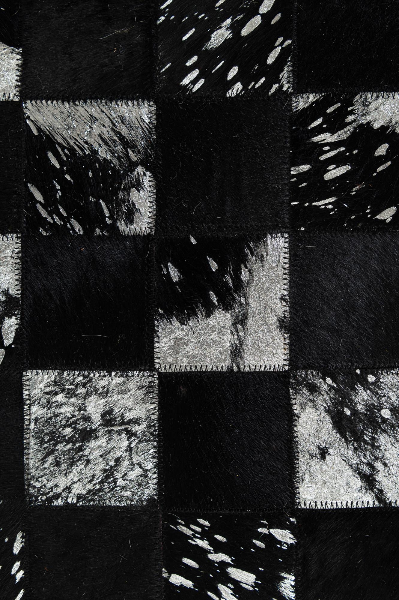 5' x 7' 11 Cowhide - Patchwork Rug