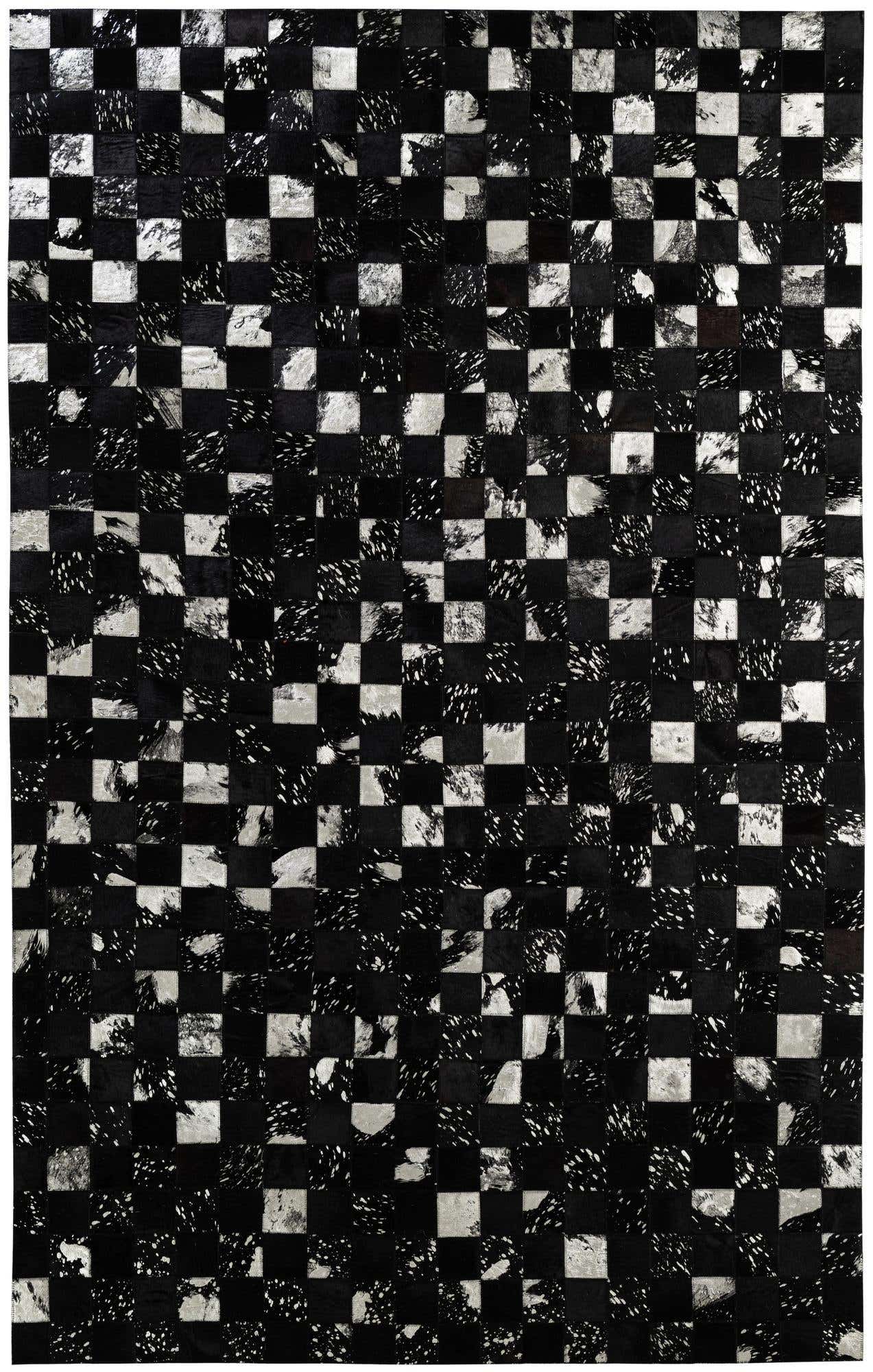 5' x 7' 11 Cowhide - Patchwork Rug