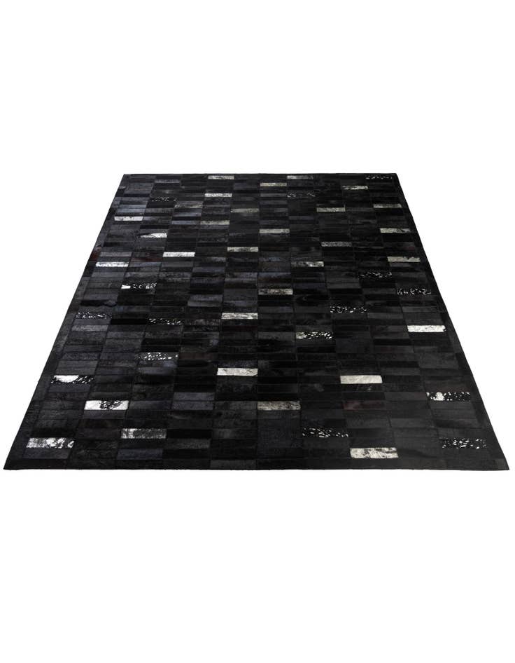 Detail image of 5' 3 x 8' 1 Cowhide - Patchwork Rug