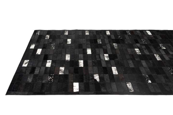 5' 3 x 8' 1 Cowhide - Patchwork Rug
