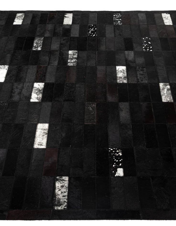 Detail image of 5' 3 x 8' 1 Cowhide - Patchwork Rug