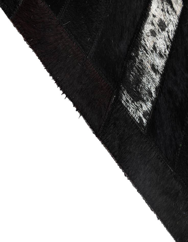 Detail image of 5' 3 x 8' 1 Cowhide - Patchwork Rug