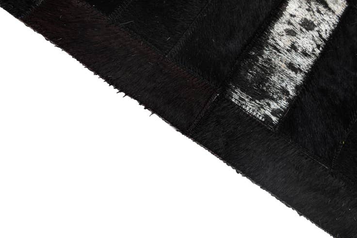Detail image of 5' 3 x 8' 1 Cowhide - Patchwork Rug