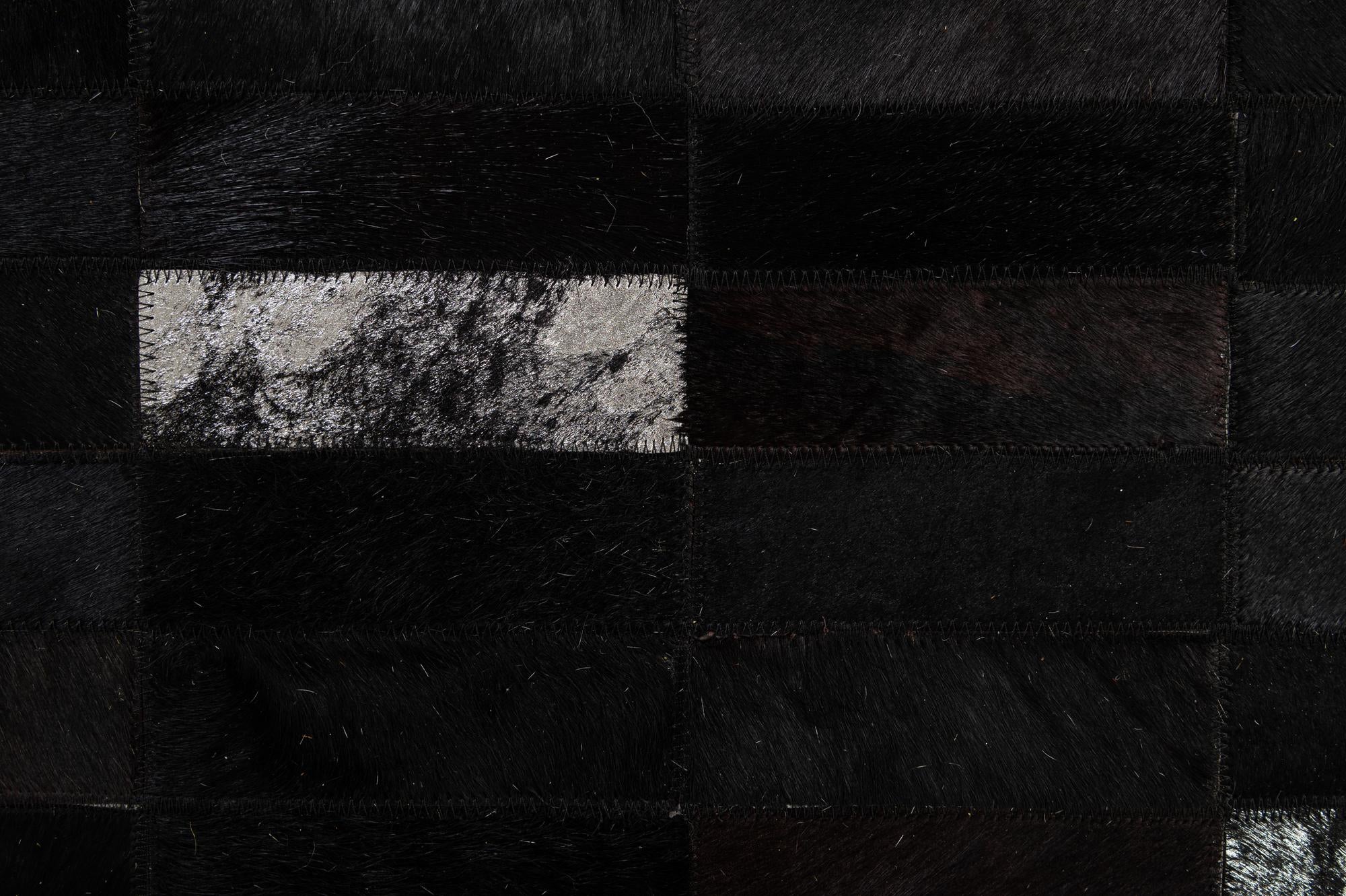5' 3 x 8' 1 Cowhide - Patchwork Rug
