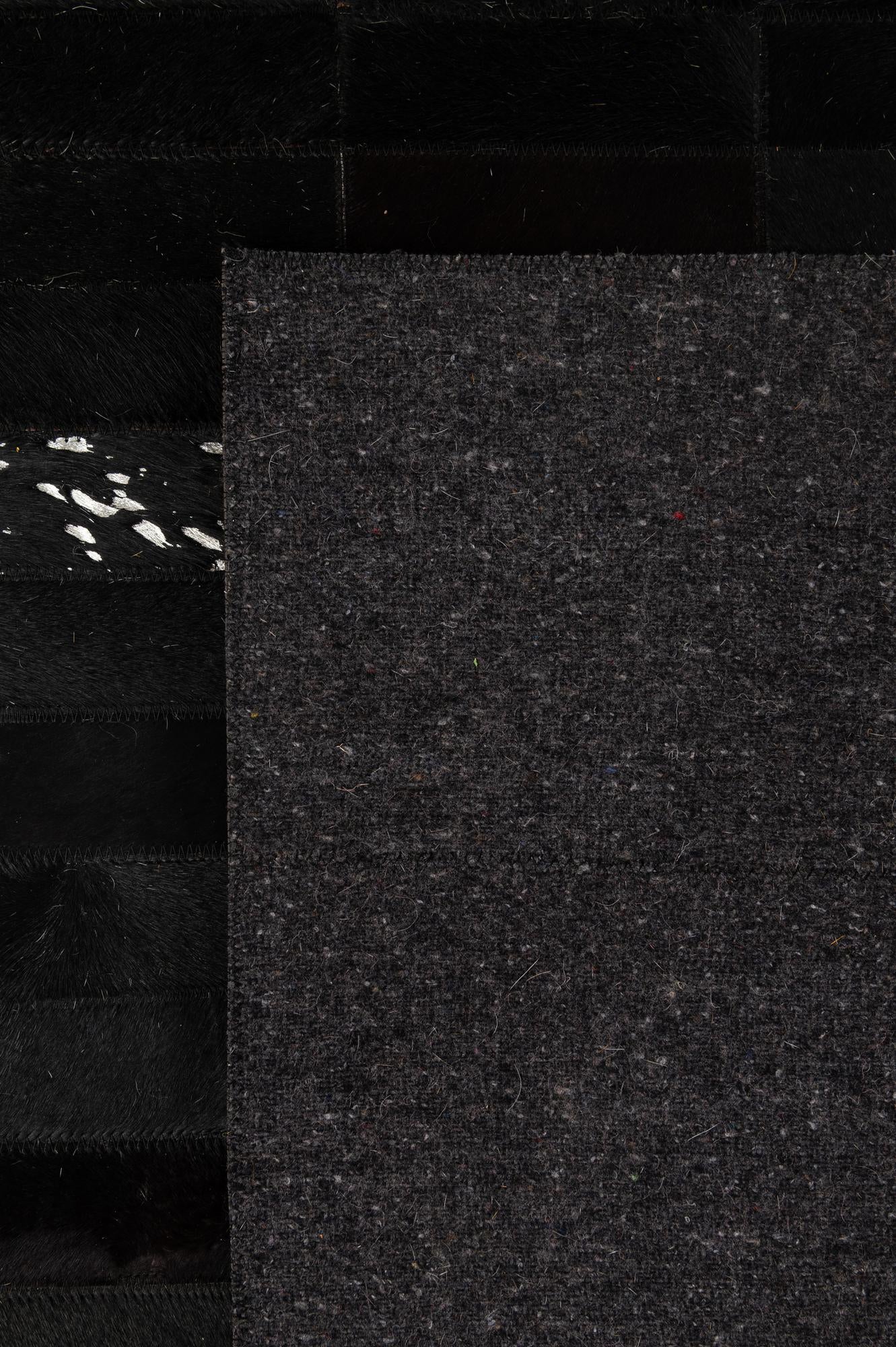 5' 3 x 8' 1 Cowhide - Patchwork Rug