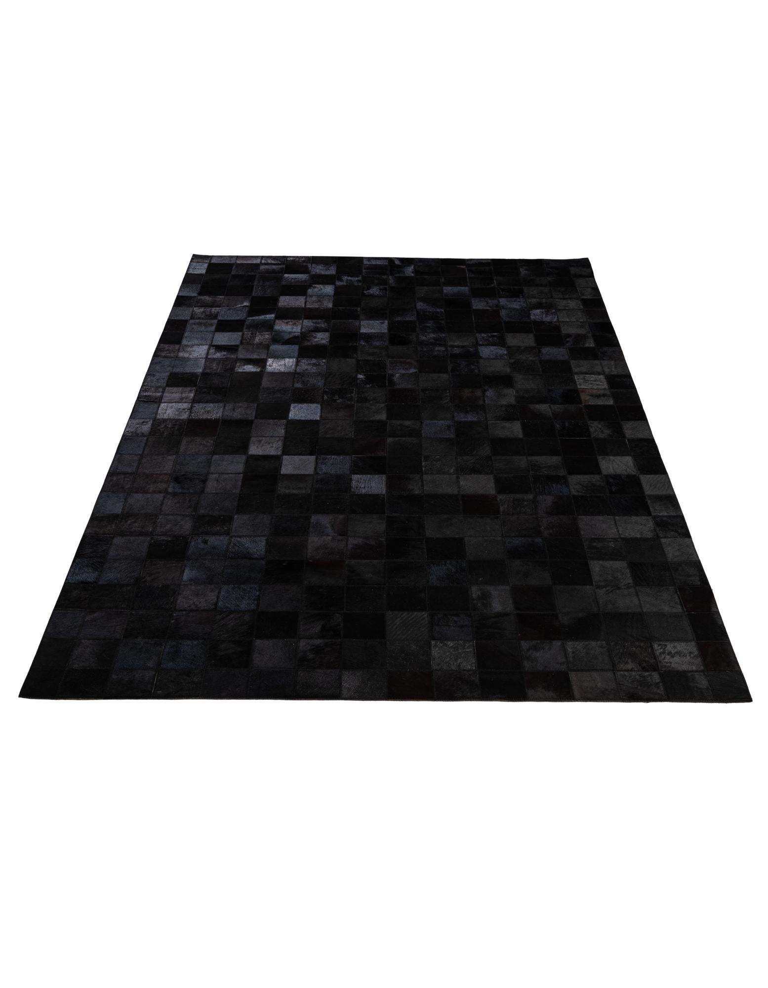 5' 3 x 8' 2 Cowhide - Patchwork Rug