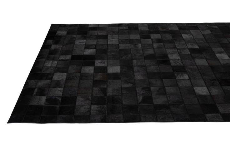 Detail image of 5' 3 x 8' 2 Cowhide - Patchwork Rug
