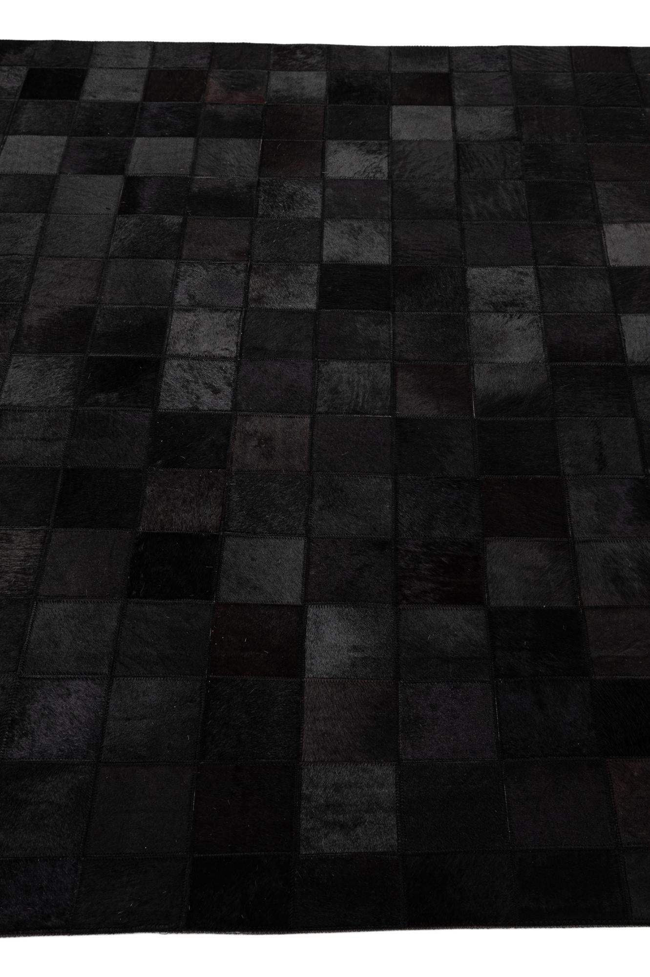 5' 3 x 8' 2 Cowhide - Patchwork Rug