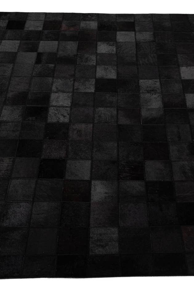 Detail image of 5' 3 x 8' 2 Cowhide - Patchwork Rug