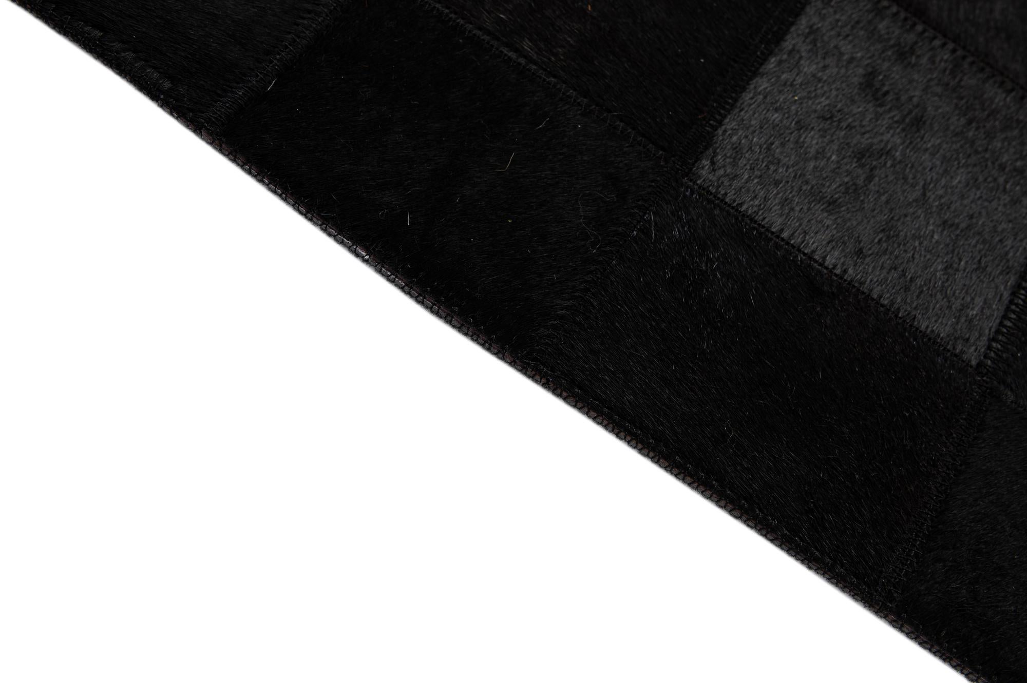 5' 3 x 8' 2 Cowhide - Patchwork Rug
