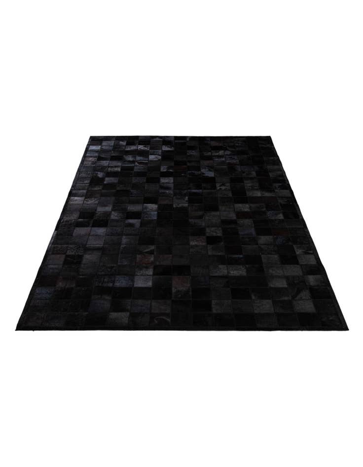 Detail image of 5' 2 x 8' Cowhide - Patchwork Rug