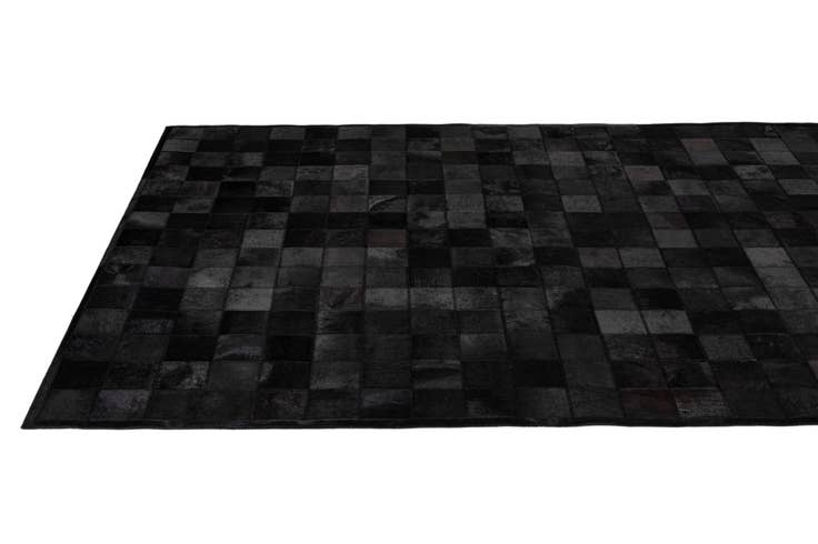 Detail image of 5' 2 x 8' Cowhide - Patchwork Rug
