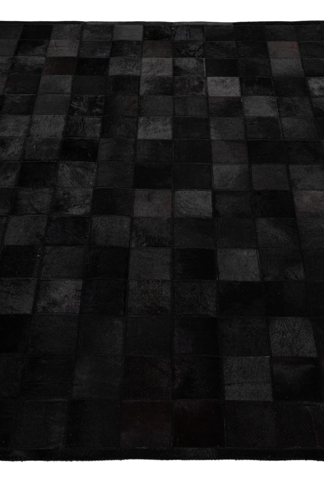 5' 2 x 8' Cowhide - Patchwork Rug