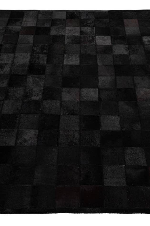 Detail image of 5' 2 x 8' Cowhide - Patchwork Rug