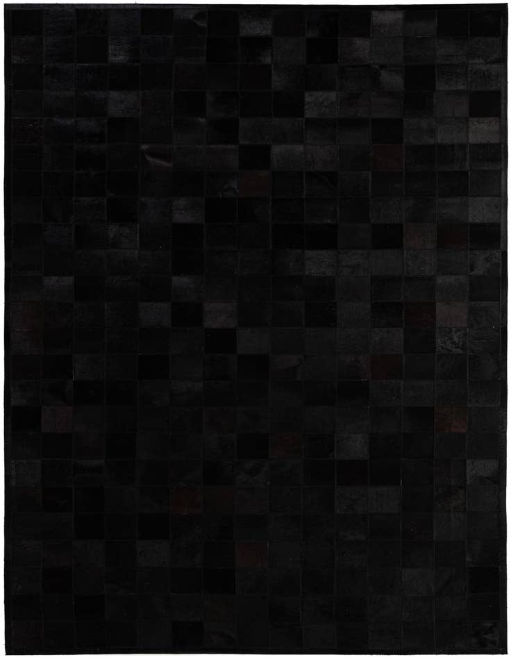 Detail image of 5' 2 x 8' Cowhide - Patchwork Rug