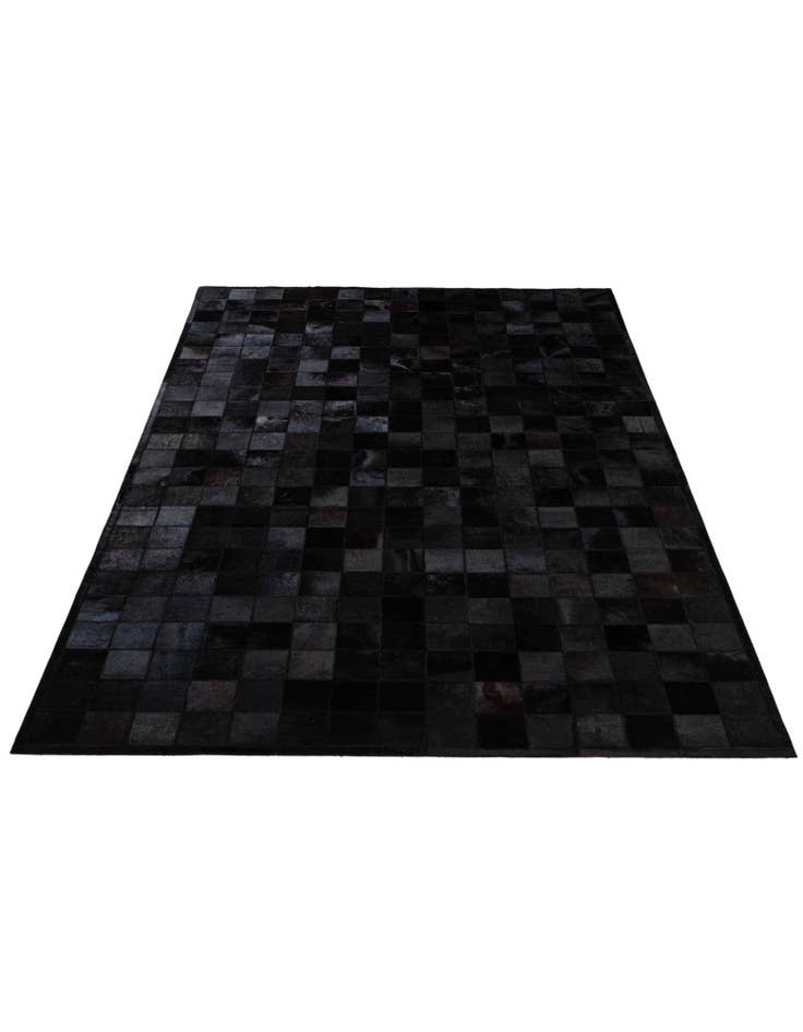Detail image of 5' 2 x 8' 1 Cowhide - Patchwork Rug