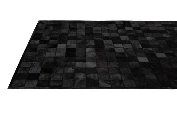Detail image of 5' 2 x 8' 1 Cowhide - Patchwork Rug