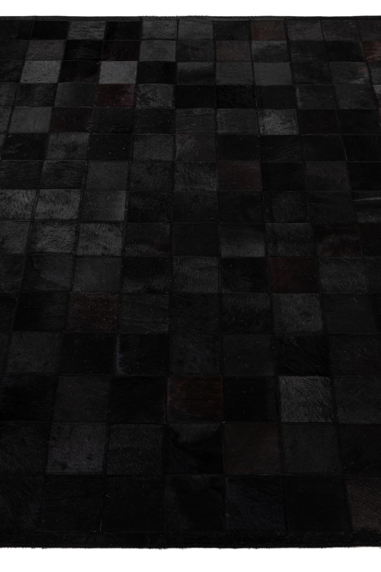 5' 2 x 8' 1 Cowhide - Patchwork Rug