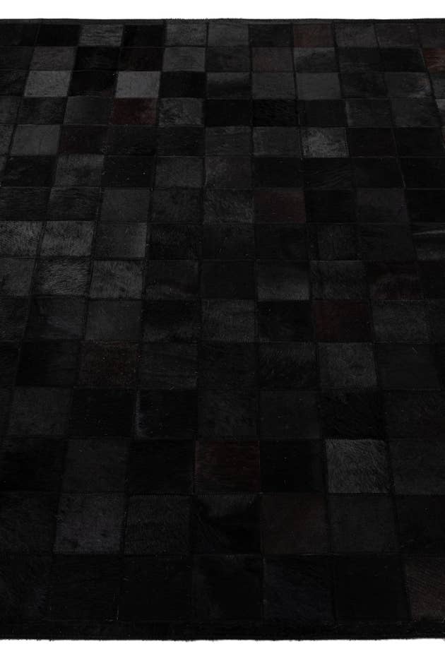 Detail image of 5' 2 x 8' 1 Cowhide - Patchwork Rug
