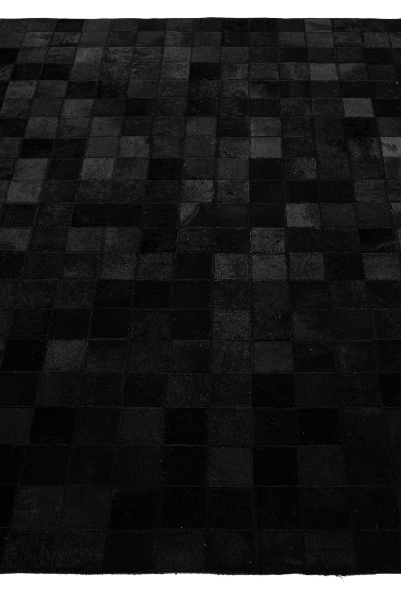 5' 3 x 8' 2 Cowhide - Patchwork Rug