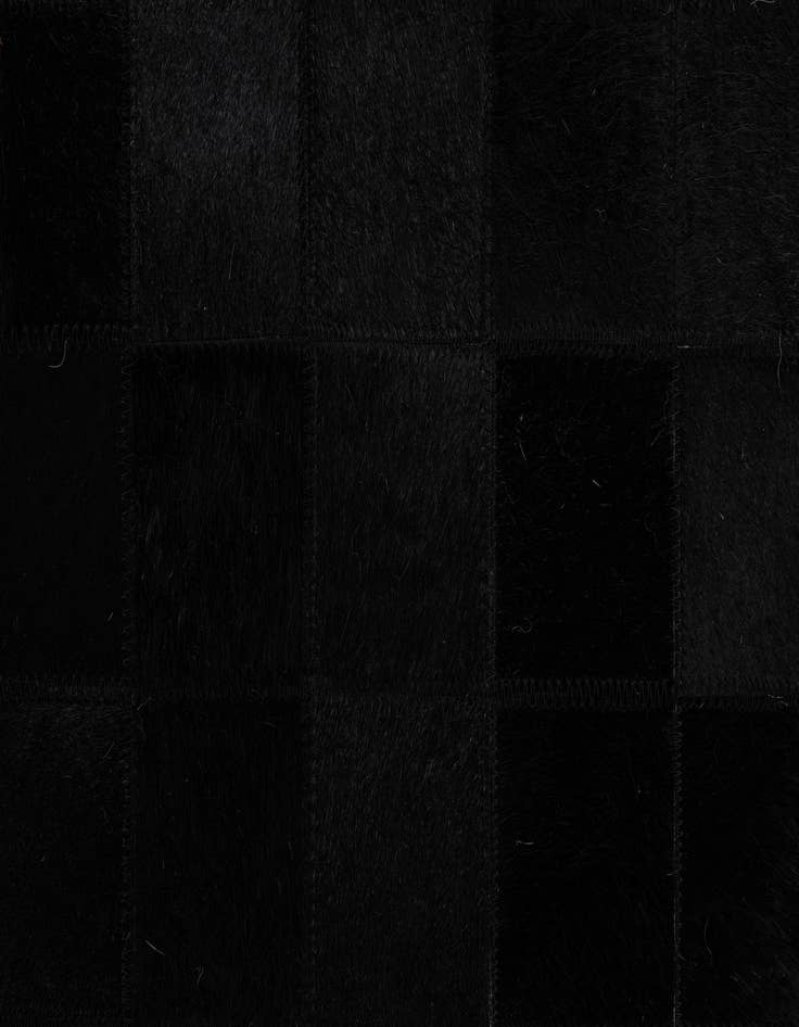 Detail image of 5' 3 x 8' 2 Cowhide - Patchwork Rug