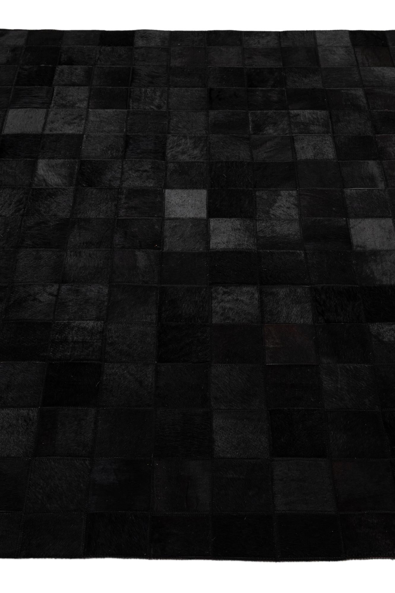 5' 3 x 8' 1 Cowhide - Patchwork Rug