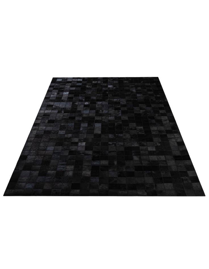 Detail image of 5' 3 x 8' 2 Cowhide - Patchwork Rug