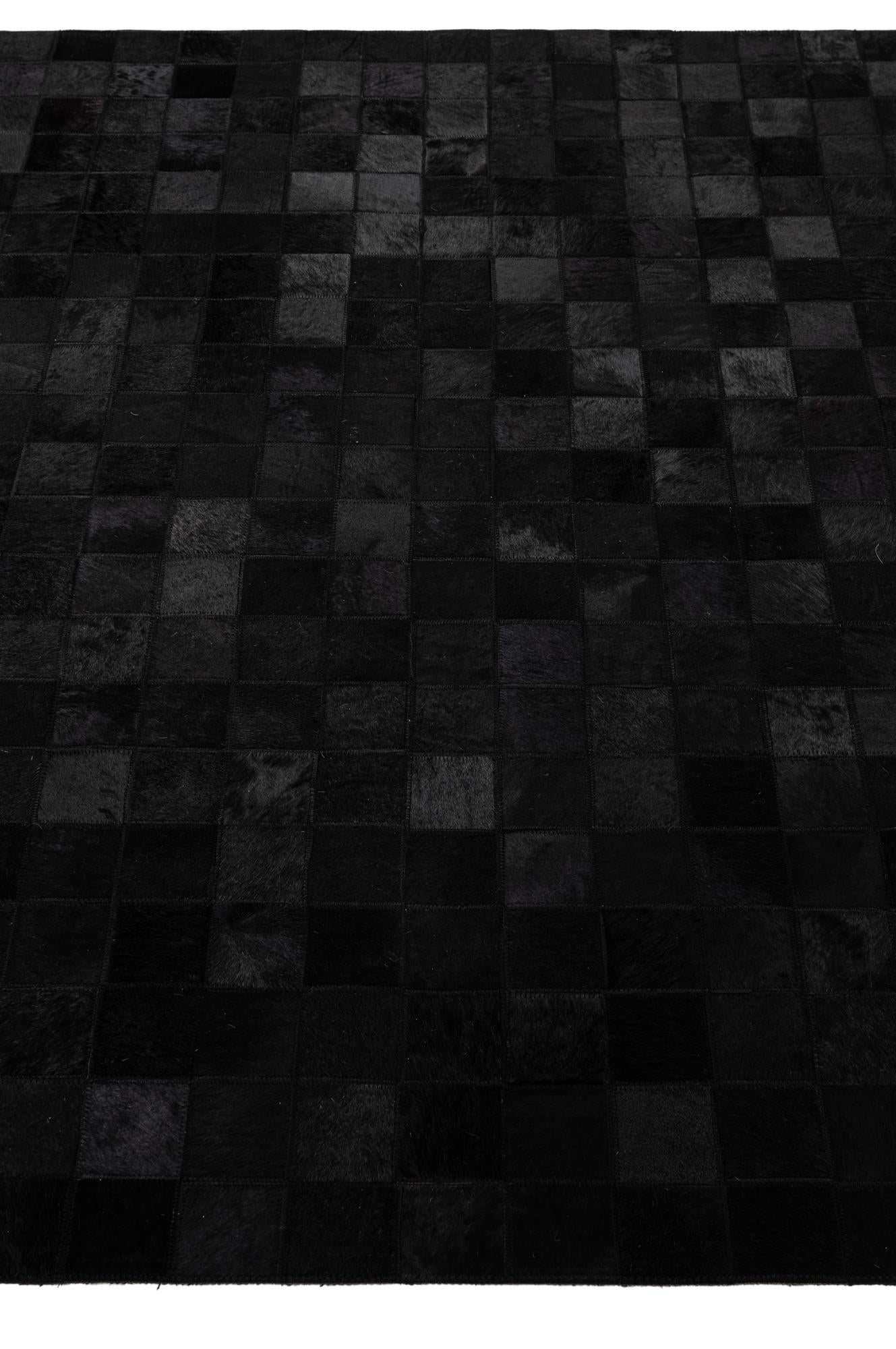 5' 3 x 8' 2 Cowhide - Patchwork Rug