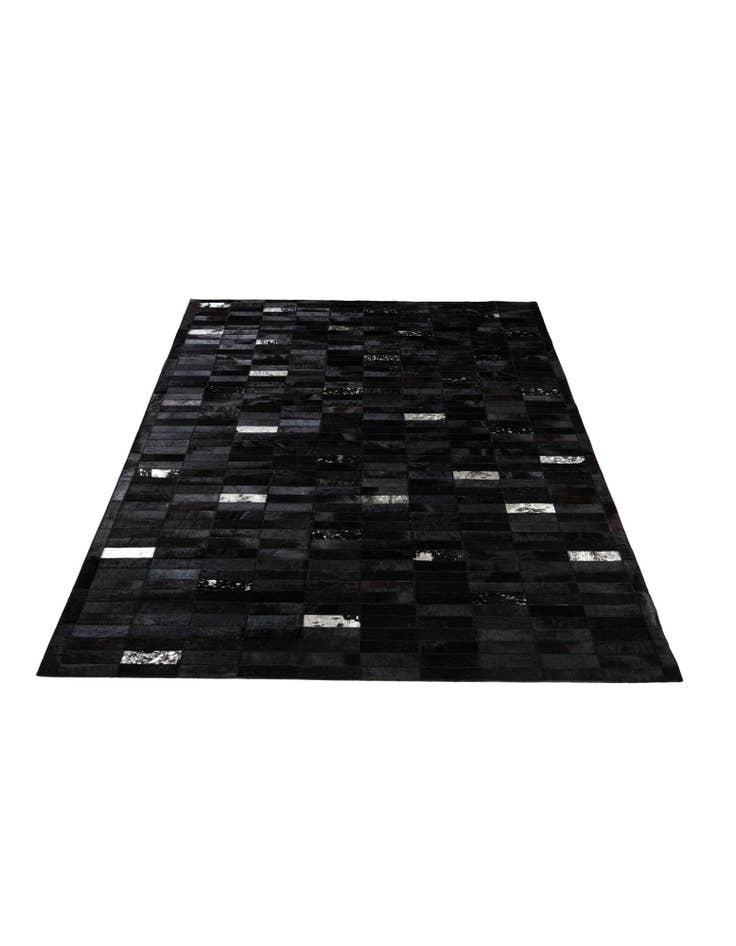 Detail image of 5' 3 x 8' 1 Cowhide - Patchwork Rug