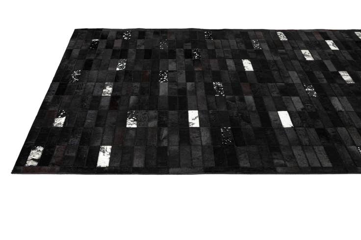 Detail image of 5' 3 x 8' 1 Cowhide - Patchwork Rug