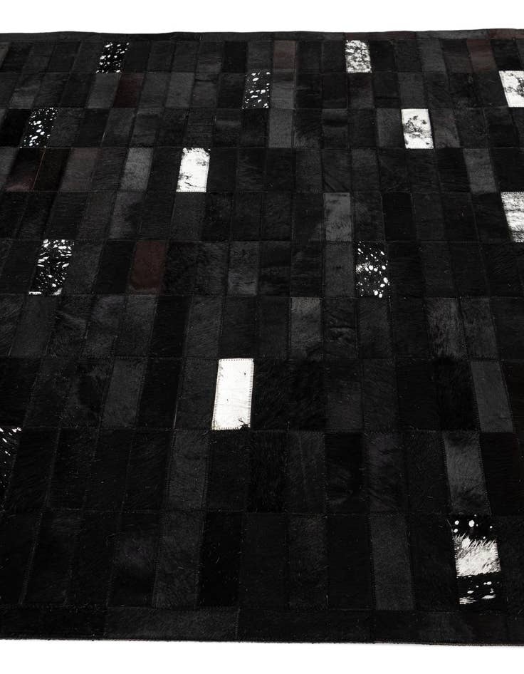 Detail image of 5' 3 x 8' 1 Cowhide - Patchwork Rug