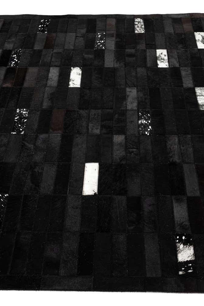 5' 3 x 8' 1 Cowhide - Patchwork Rug
