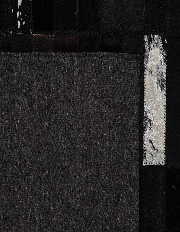 Detail image of 5' 3 x 8' 1 Cowhide - Patchwork Rug