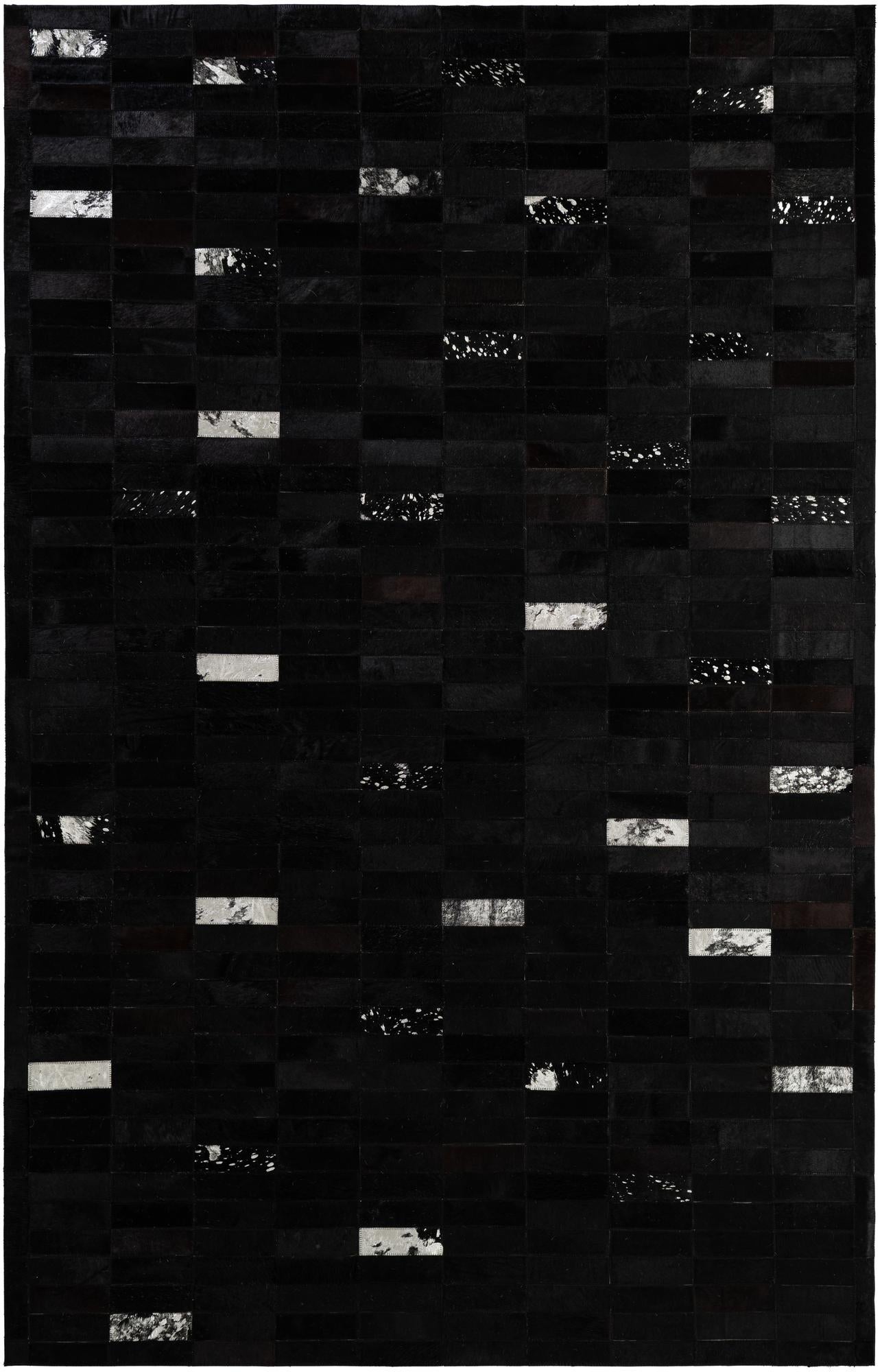 5' 3 x 8' 1 Cowhide - Patchwork Rug