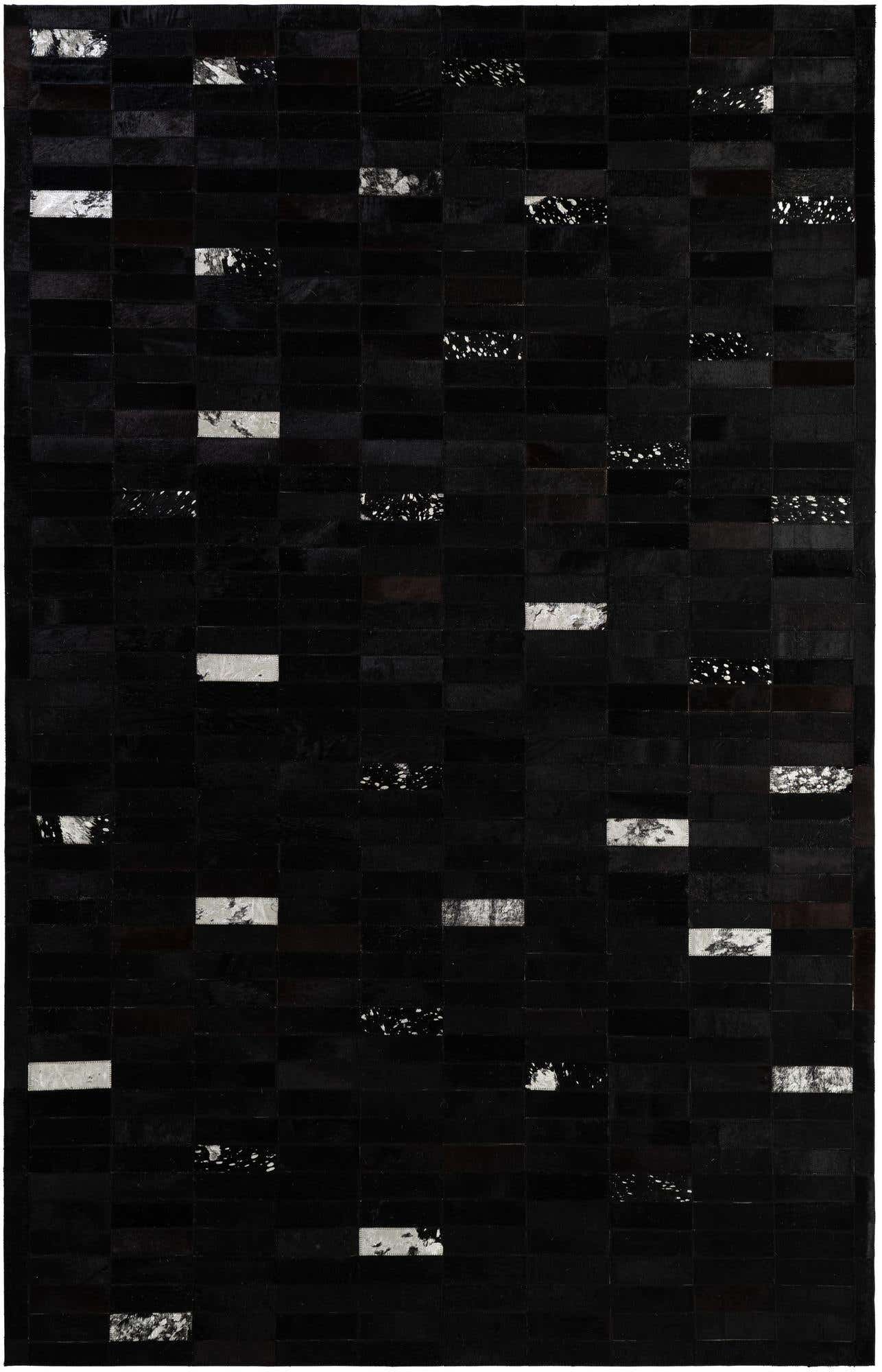 5' 3 x 8' 1 Cowhide - Patchwork Rug