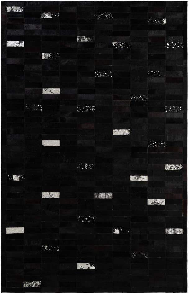 Detail image of 5' 3 x 8' 1 Cowhide - Patchwork Rug
