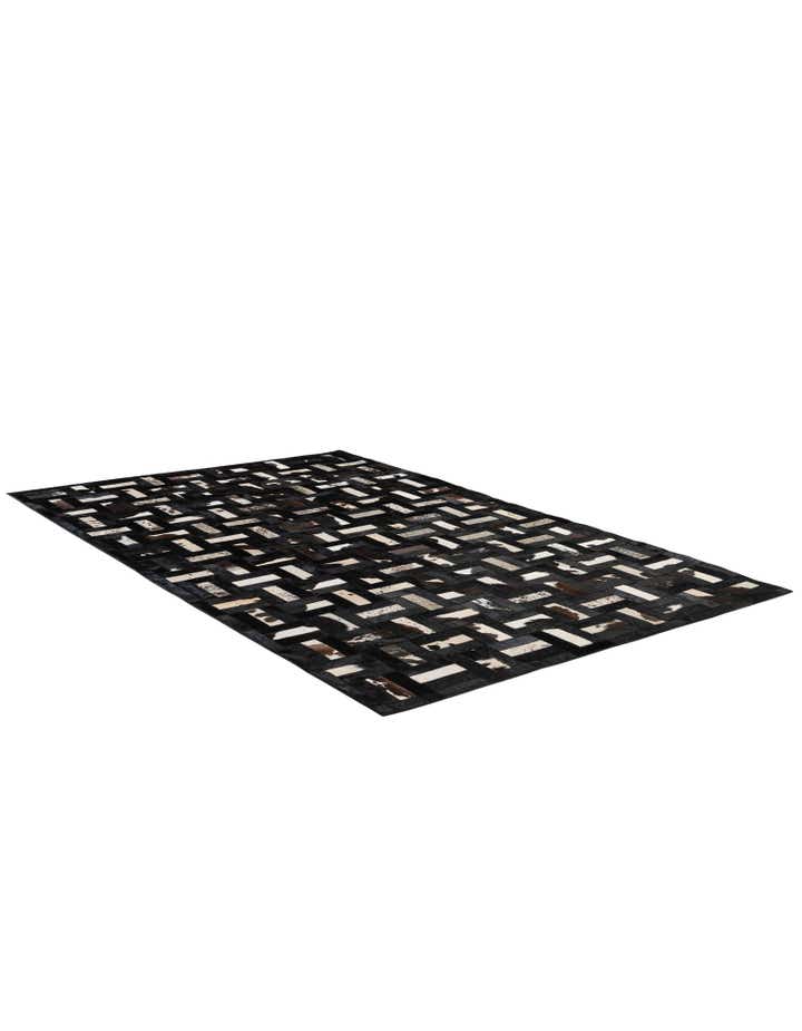 5' 3 x 8' 1 Cowhide - Patchwork Rug