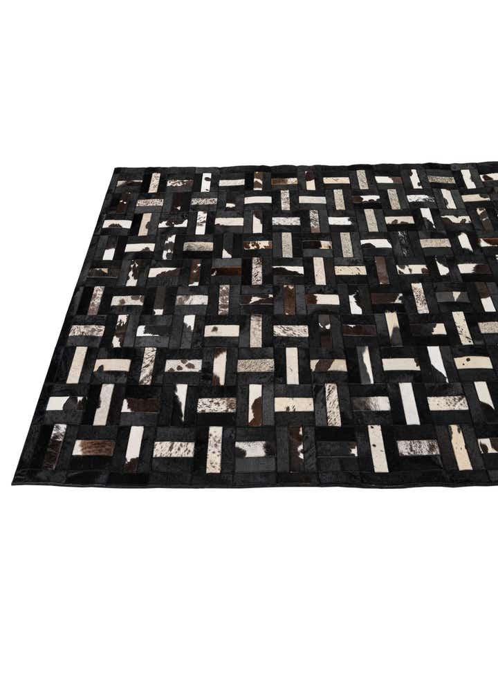 5' 3 x 8' 1 Cowhide - Patchwork Rug
