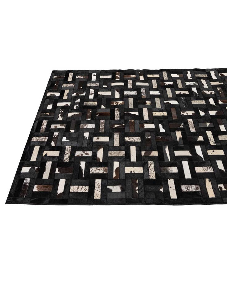 Detail image of 5' 3 x 8' 1 Cowhide - Patchwork Rug