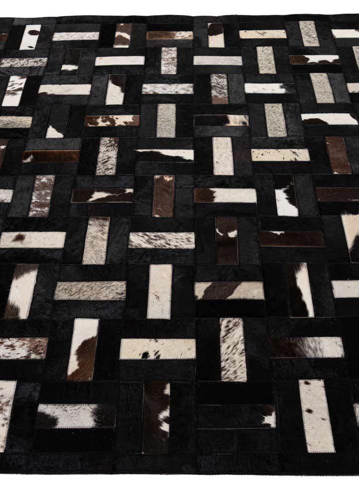 5' 3 x 8' 1 Cowhide - Patchwork Rug