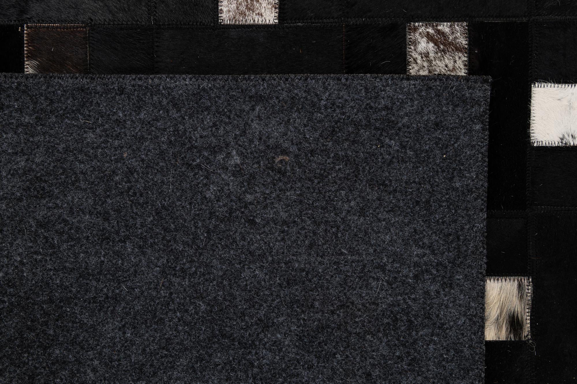 5' 3 x 8' 1 Cowhide - Patchwork Rug