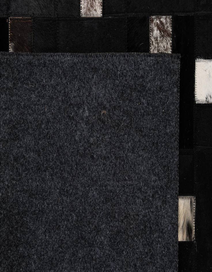 Detail image of 5' 3 x 8' 1 Cowhide - Patchwork Rug