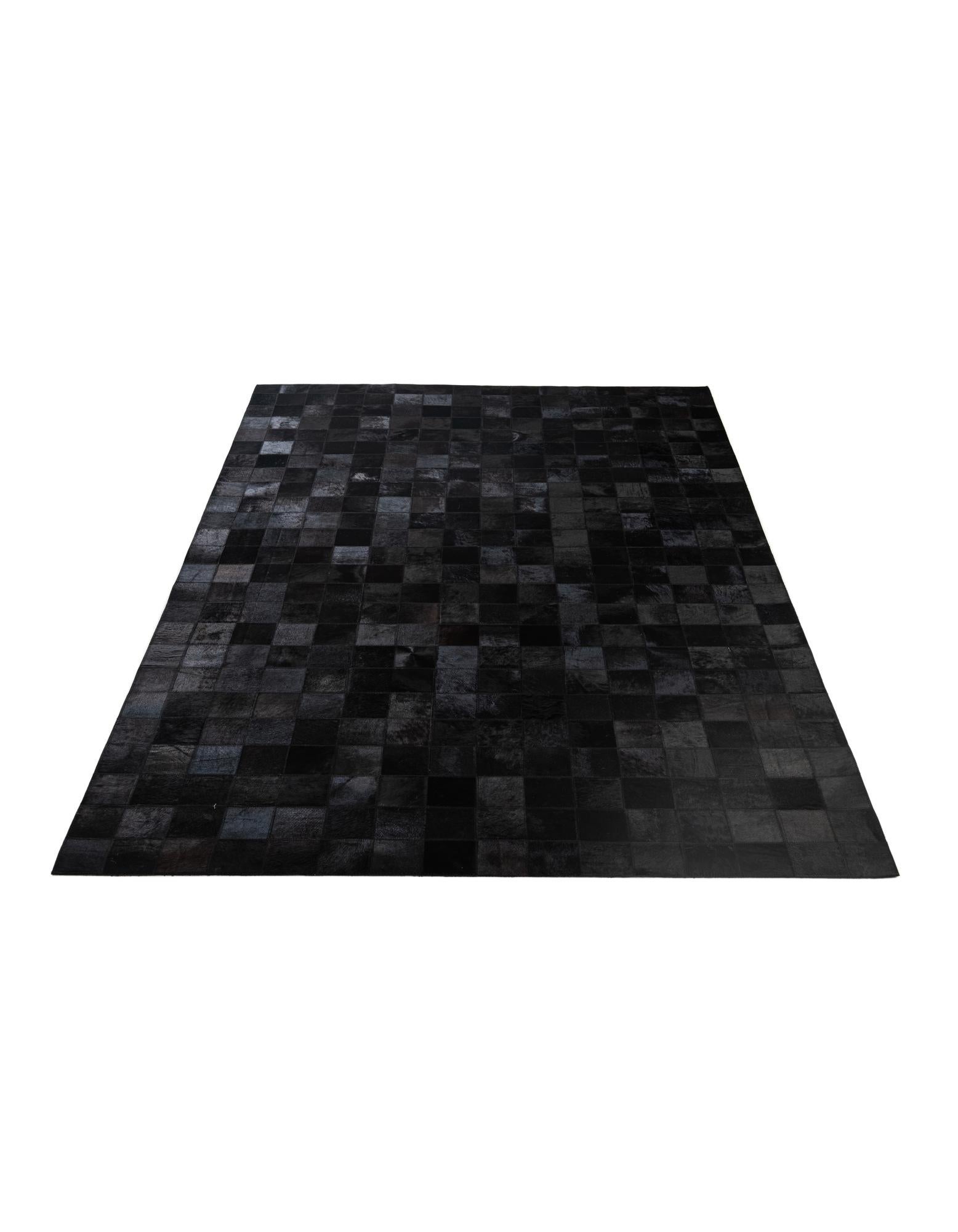 5' 3 x 8' 2 Cowhide - Patchwork Rug