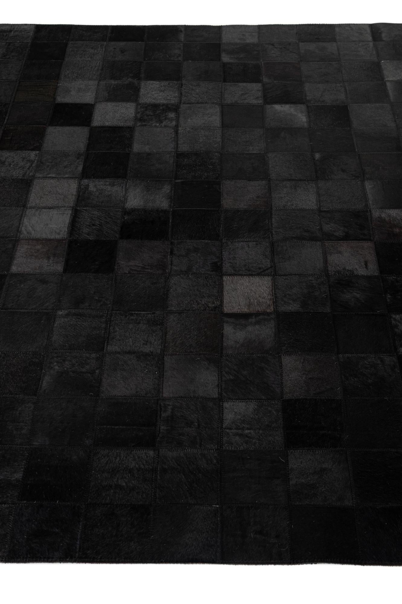 5' 3 x 8' 2 Cowhide - Patchwork Rug