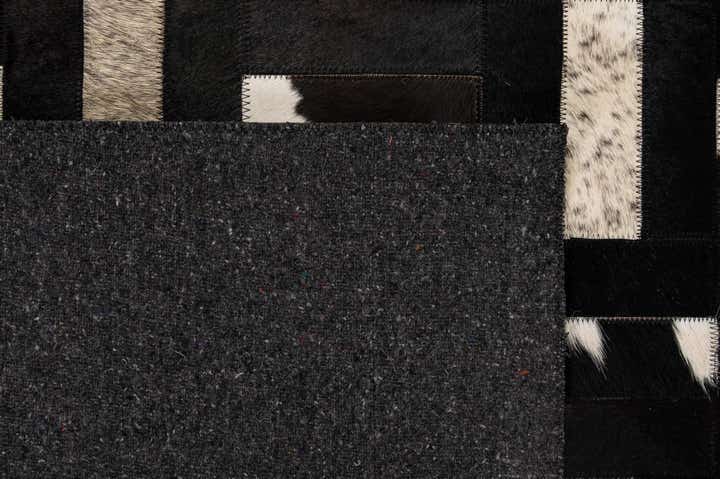 5' 3 x 8' Cowhide - Patchwork Rug