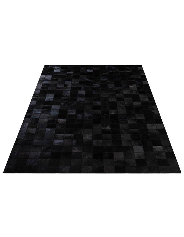 Detail image of 5' 3 x 8' 2 Cowhide - Patchwork Rug