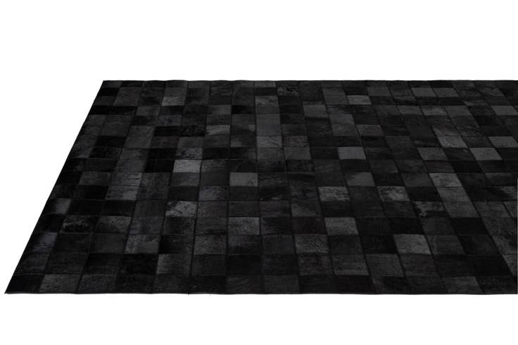 Detail image of 5' 3 x 8' 2 Cowhide - Patchwork Rug