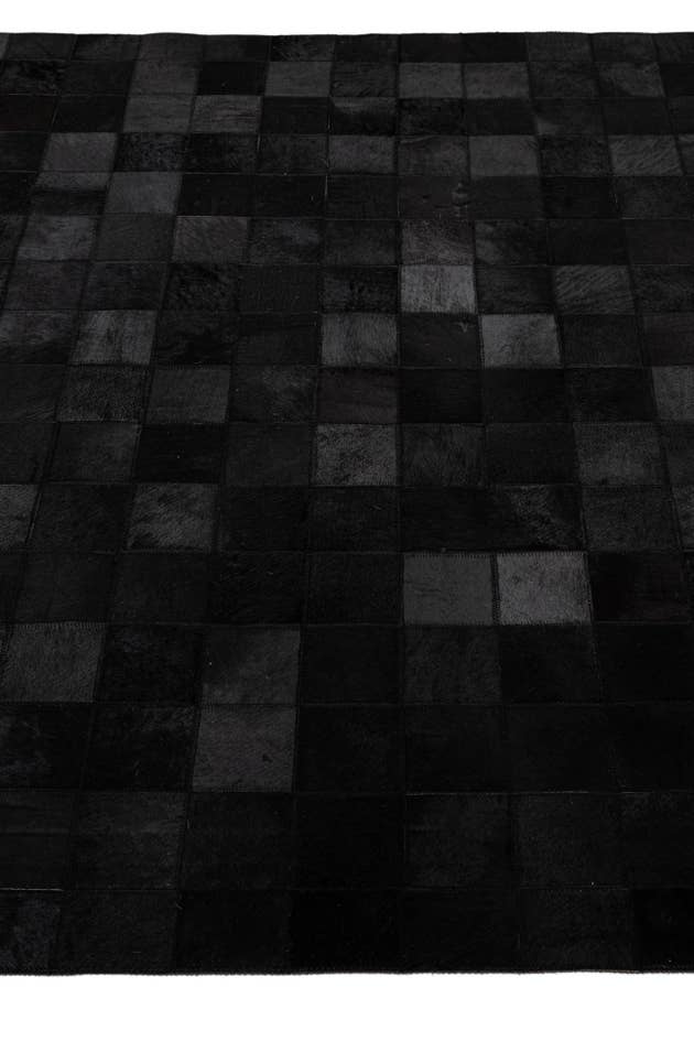 Detail image of 5' 3 x 8' 2 Cowhide - Patchwork Rug